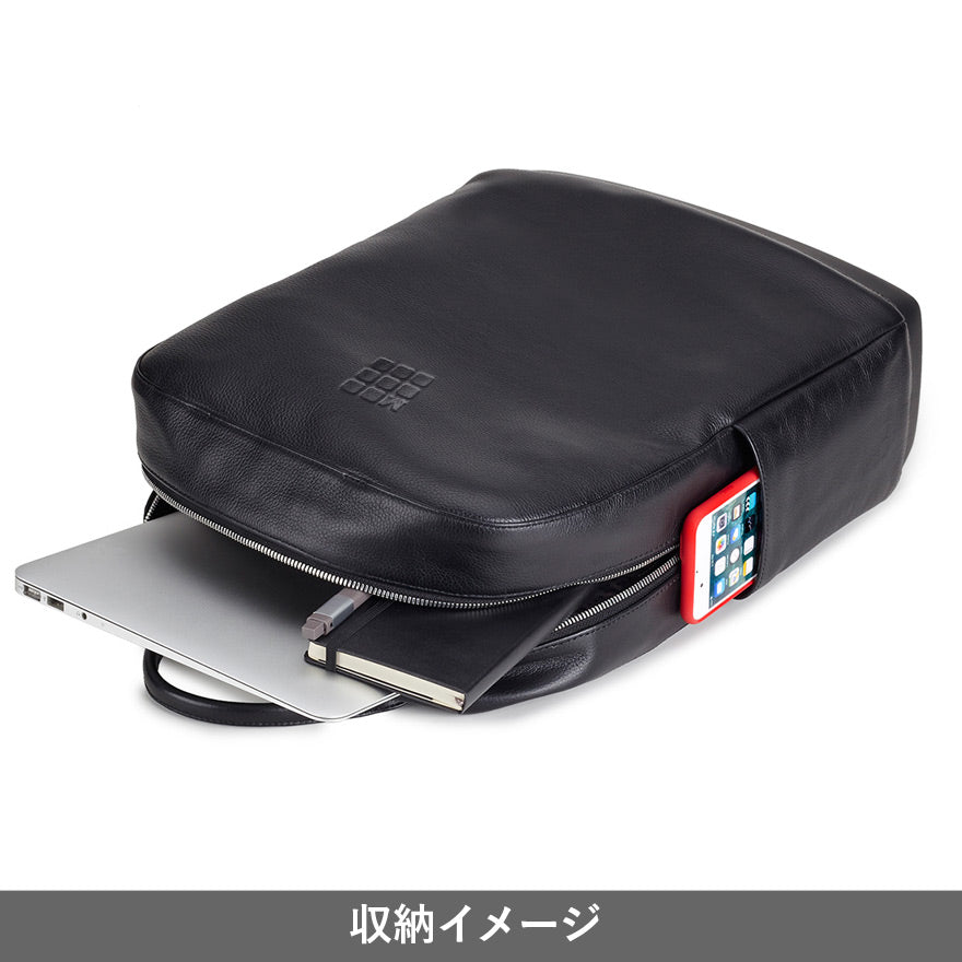 【MOLESKINE（モレスキン）】 クラシック レザー バックパック　リュック 3000円OFFセール中！モレスキン（モールスキン） レザーバック